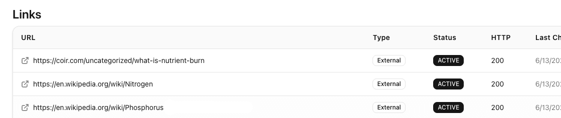 Ghostrefs dashboard showing SEO analysis and recommendations
